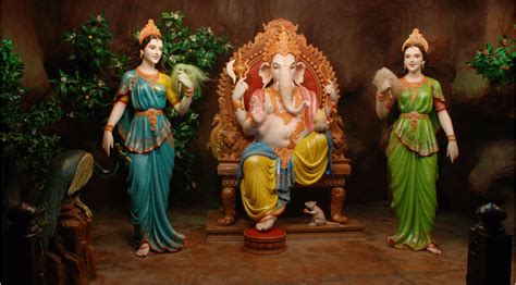 Who is the wife of Ganesha?