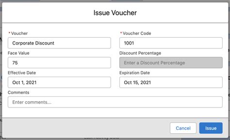 Who issues a voucher?