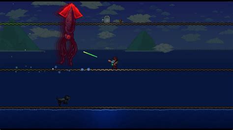 Who lives in the ocean Terraria?