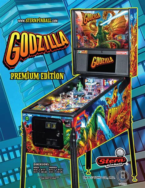Who made Godzilla pinball?