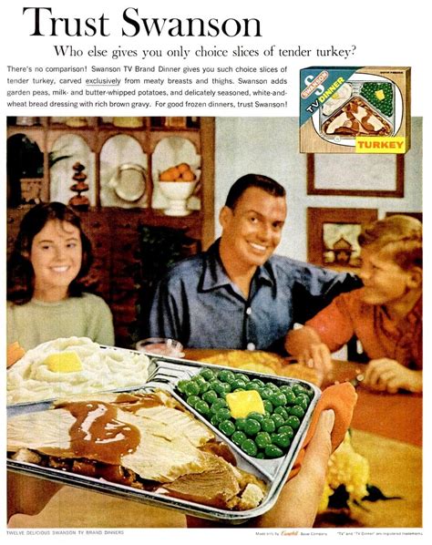 Who made TV dinners in the 60s?