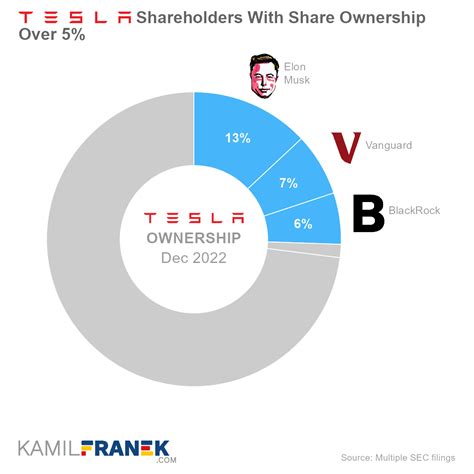 Who owns most of Tesla?