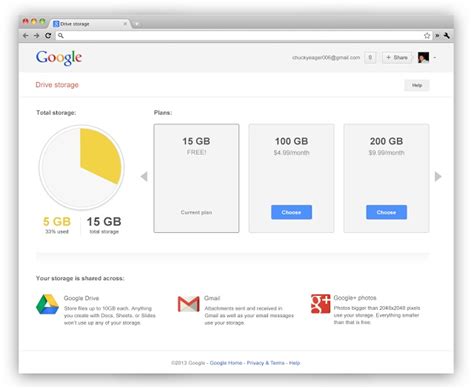 Who pays for Google storage?