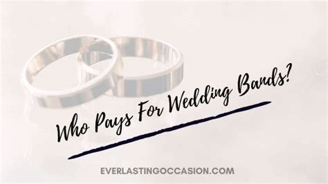 Who pays for wedding rings?