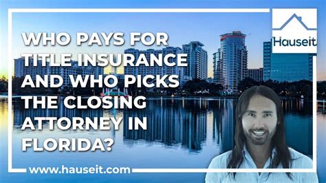 Who pays owner's title in Florida?