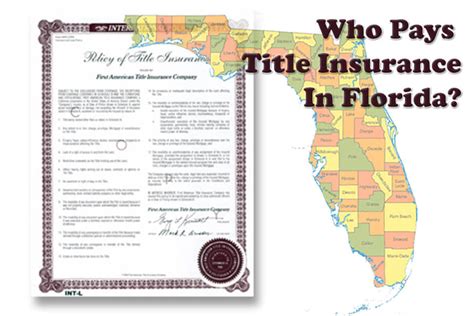 Who pays the title search fee in Florida?