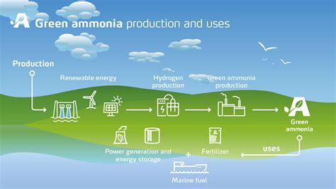 Who produces ammonia worldwide?