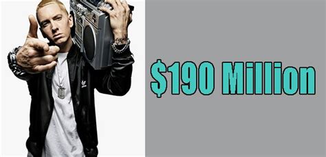 Who rich is Eminem?