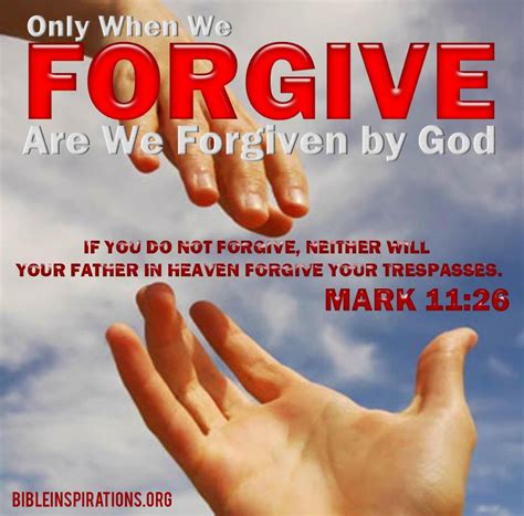 Who said God forgive?