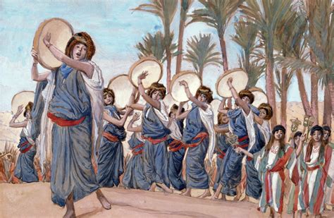 Who sang and danced in the Bible?