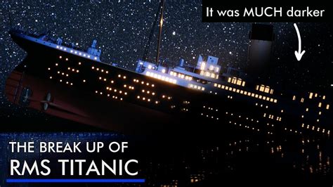 Who saw Titanic split?