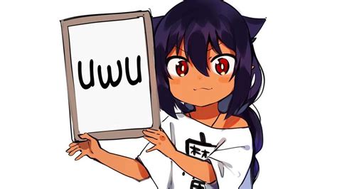 Who says uwu in anime?