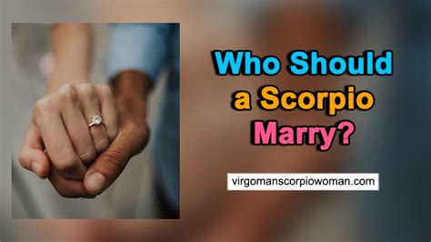 Who should a Scorpio marry?