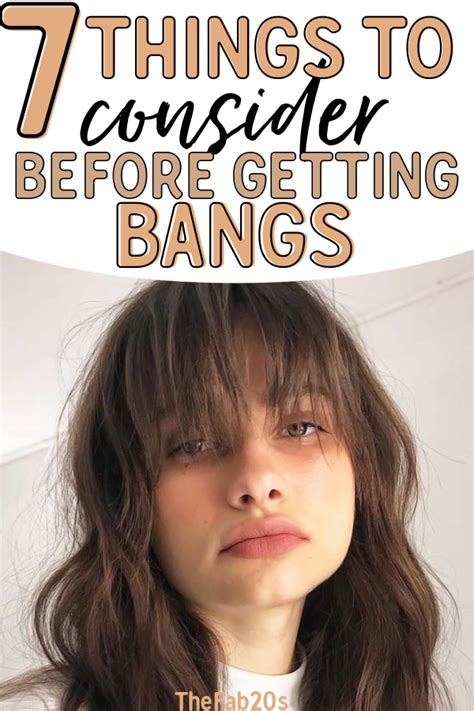 Who should avoid getting bangs?