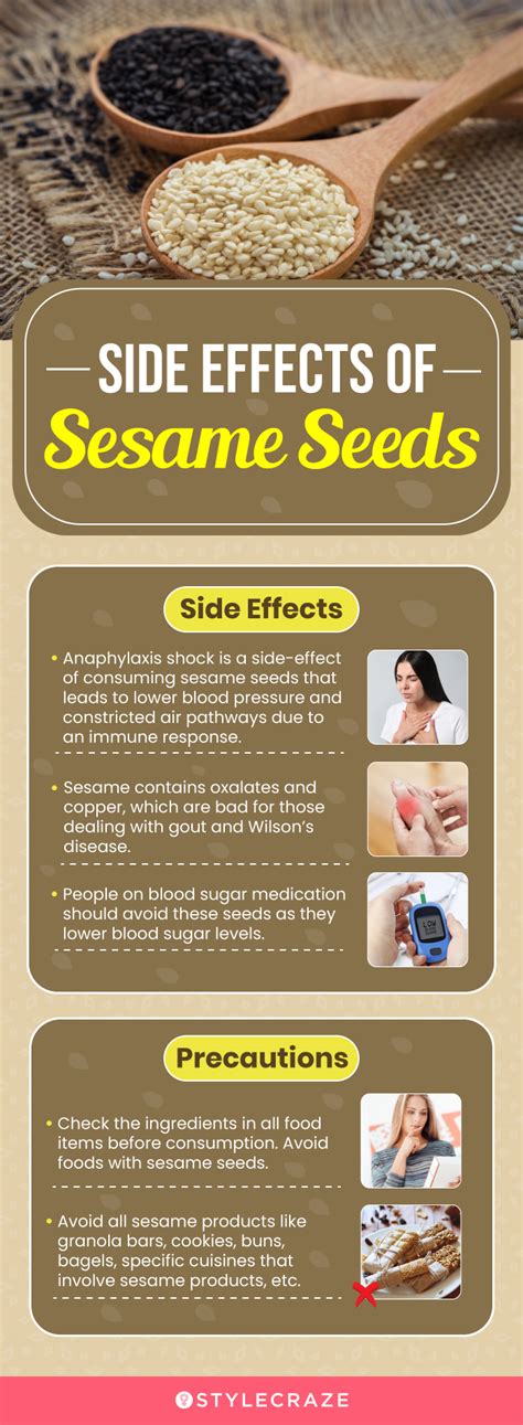 Who should not eat sesame seeds?