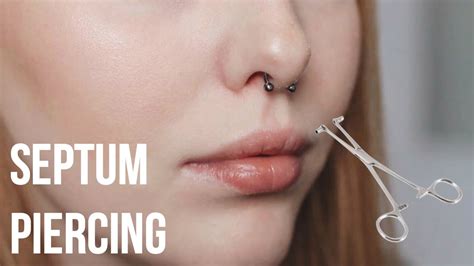 Who should not get a septum piercing?