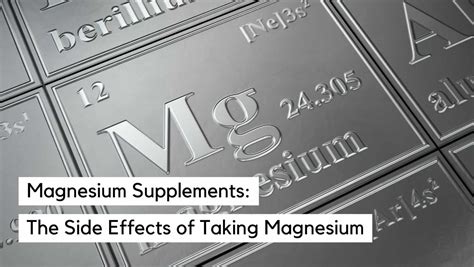 Who should not take magnesium?