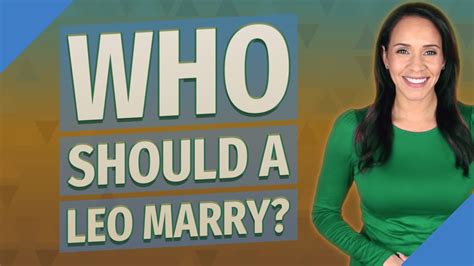 Who shouldn t Leo marry?