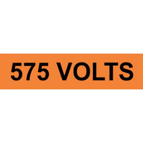 Who uses 575 volts?