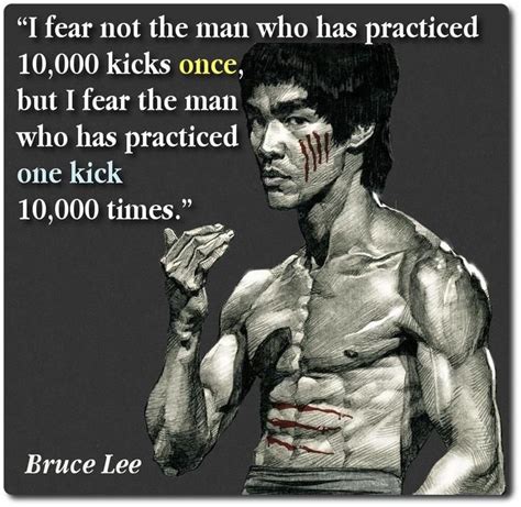 Who was Bruce Lee afraid to fight?