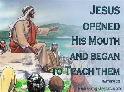 Who was Jesus teaching in Matthew 5 1 2?