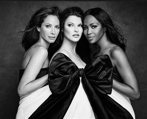 Who was the Trinity of supermodels?