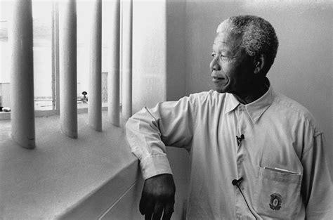 Who was with Mandela at Robben Island?