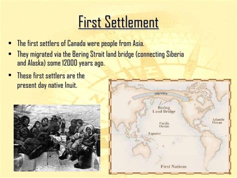 Who were the first Canadians?