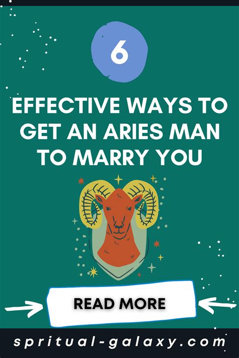 Who will a Aries man marry?