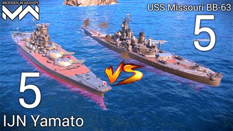 Who would win USS Missouri vs Yamato?