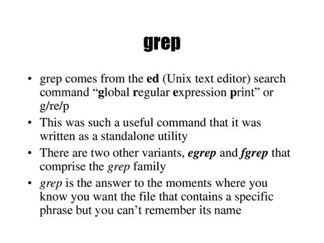 Who wrote grep?