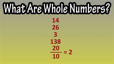 Why 0.5 is not a whole number?