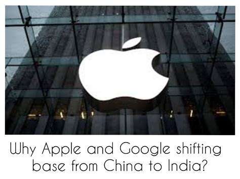 Why Apple is shifting from China?