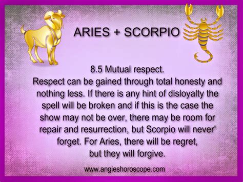 Why Aries and Scorpio don t get along?