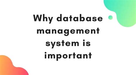 Why DBMS is not necessary?