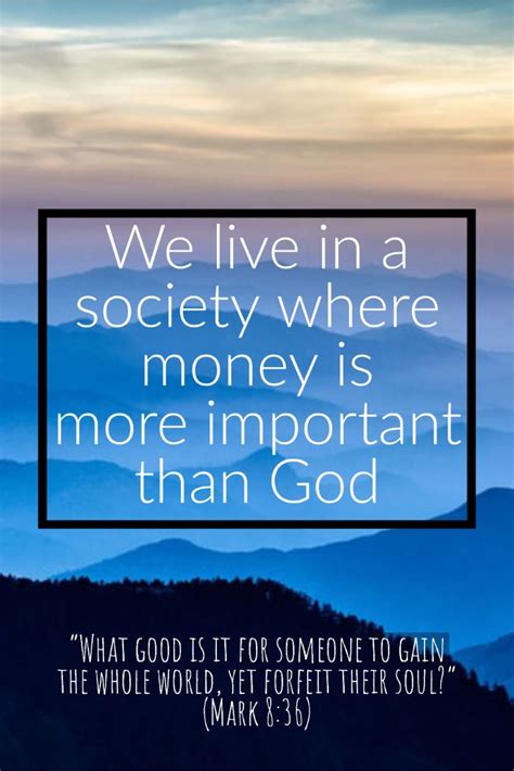 Why God is more important than money?