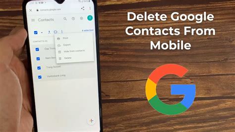 Why Google delete contacts?