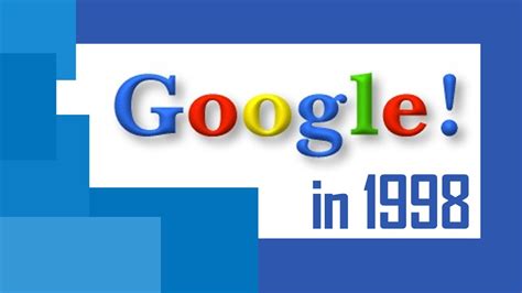 Why Google in 1998?