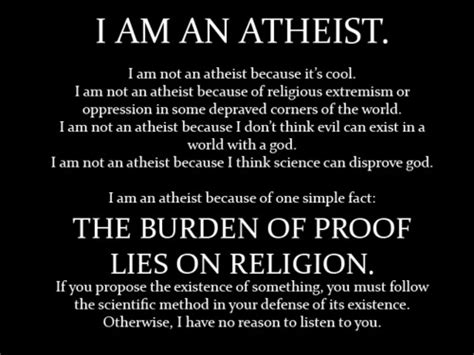 Why I'm an atheist?