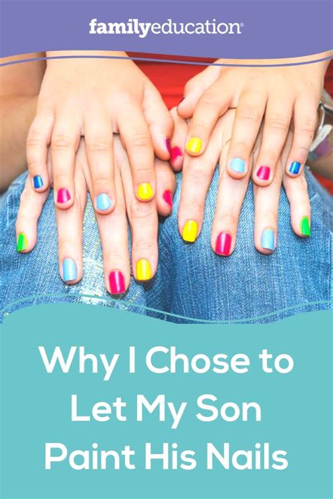 Why I let my son paint his nails?