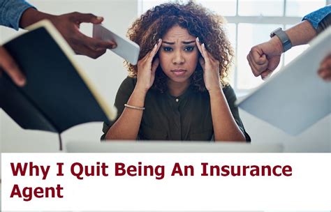 Why I quit being an insurance agent?