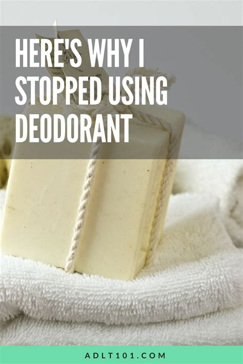 Why I stopped using natural deodorant?