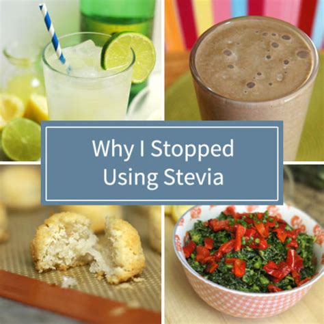 Why I stopped using stevia?