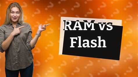 Why RAM is faster than flash?