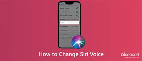 Why Siri changes voice?