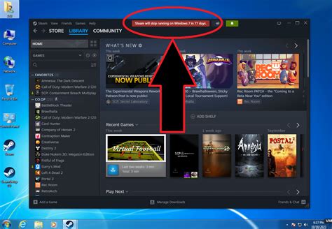Why Steam stops supporting Windows 7?