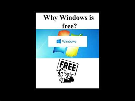 Why Windows is free?