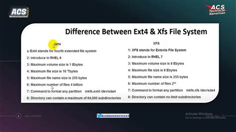 Why XFS is better than EXT4?