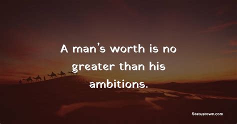 Why a man should have an ambition?