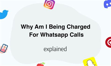 Why am I being charged for international calls using WhatsApp?
